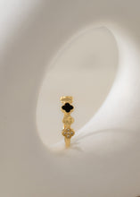 Cargar imagen en el visor de la galería, Anillo duality clover ajustable
