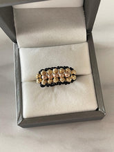 Cargar imagen en el visor de la galería, Anillo diamantado y liso 4mm