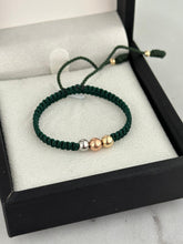 Cargar imagen en el visor de la galería, Pulsera de bebe 3 oros (5mm)