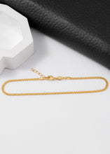 Cargar imagen en el visor de la galería, Tobillera tejido chino 2mm 25cm