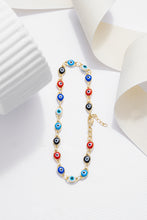 Cargar imagen en el visor de la galería, Tobillera ojo turco multicolor 23cms + extensor