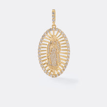 Cargar imagen en el visor de la galería, Dije virgen Guadalupe swarovski cristal