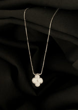 Cargar imagen en el visor de la galería, Gargantilla clover 1,3 cm 45 Cms + Ext plata