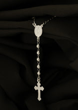 Cargar imagen en el visor de la galería, Rosario Milagrosa 55 Cms Plata ley 925