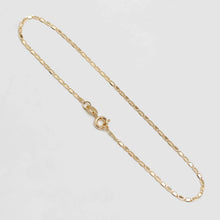 Cargar imagen en el visor de la galería, Tobillera escalera delgada plana lisa (24.5cms)