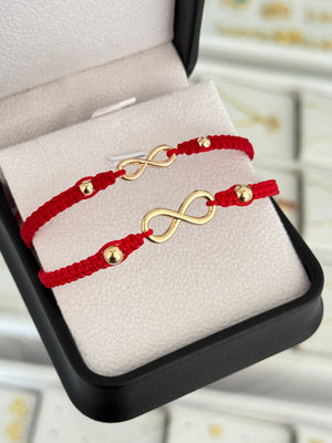 Pulseras parejas infinito