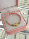 Pulsera clover sol esfera cristal. N de balín: #4 blz