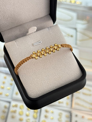 Pulsera diamantada mujer. N de balín: #4 diamantado, #3 diamantado