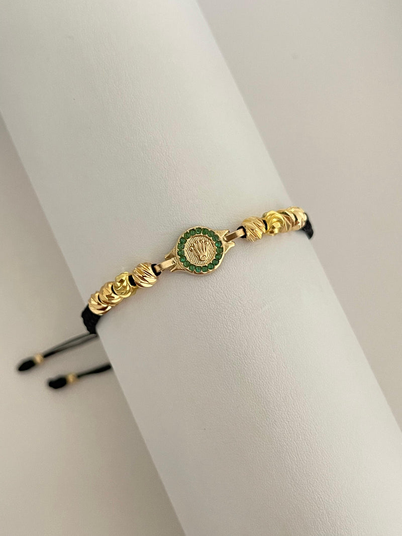 Pulsera Rlx verde peq (5mm)