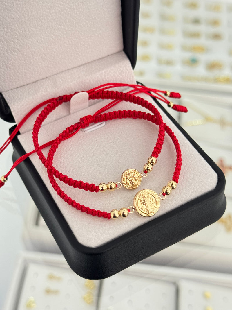 Pulseras pareja san Benito