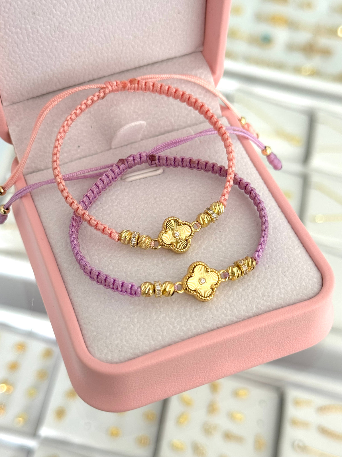 Pulsera clover sol amigas. N de balín: #4 BLZ