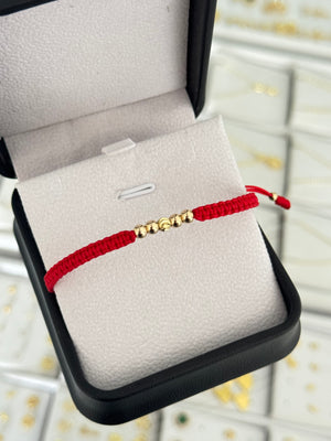 Pulsera balín #4 lisos y #4 italiano.