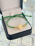 Pulsera nacional grande. N de balín: #5 diamantado
