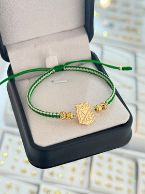 Pulsera nacional grande. N de balín: #5 diamantado