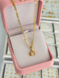 Cadena 3x1 pave 3mm 50cms + Dije krabs