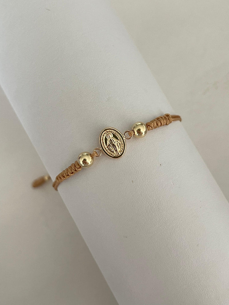 Pulsera Virgen Milagrosa Pequeña (5mm)