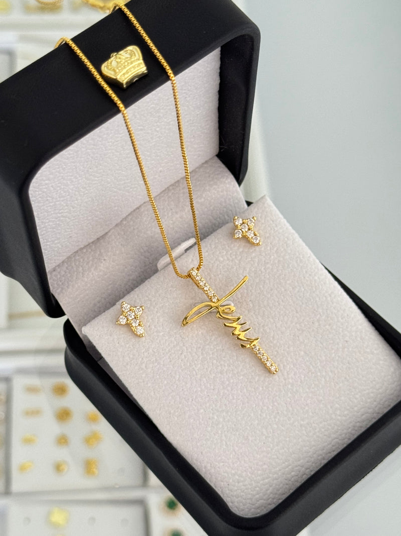 Conjunto Jesús + Aretes