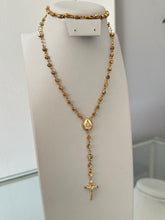 Cargar imagen en el visor de la galería, Rosario dama balin 4mm diamantado (50cm)
