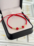 Pulsera balín y neopreno. N de balín: #4