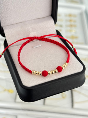 Pulsera balín y neopreno. N de balín: #4