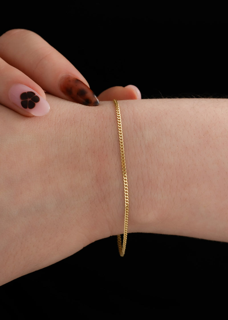 Pulsera cubanita IT 1.5mm 16Cms