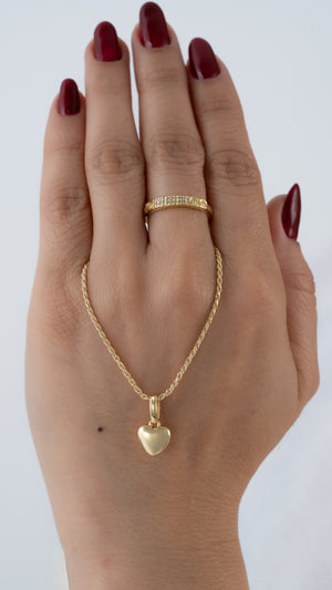 Cadena lazito it 1.3mm 45cms + Dije Blessed love