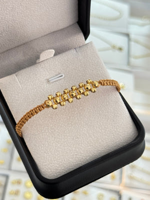 Pulsera diamantada mujer. N de balín: #4 diamantado, #3 diamantado