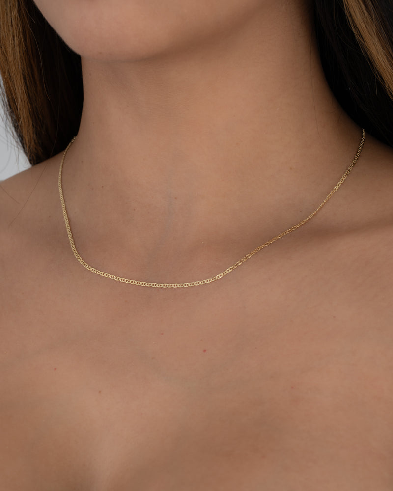 Cadena escalerita con destellos IT 1.7 mm 45 Cms