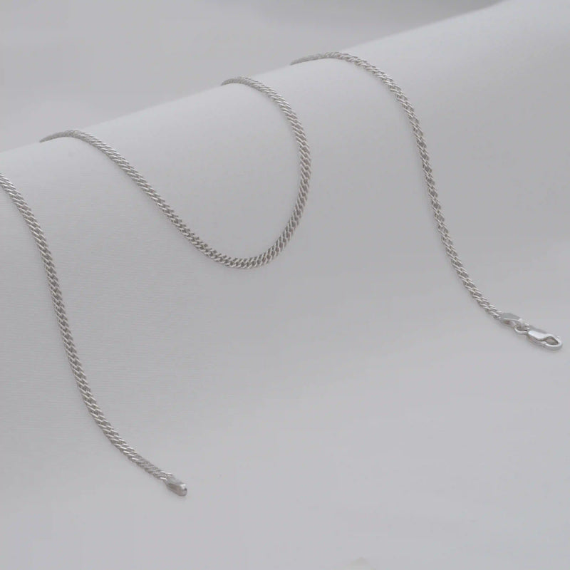 Cadena cubana cruzada 2.4mm 65cms
