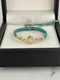 Pulsera de bebé san Miguel (4mm)