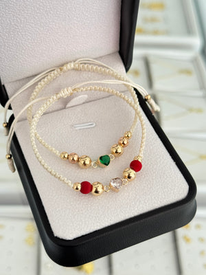 Pulseras corazón