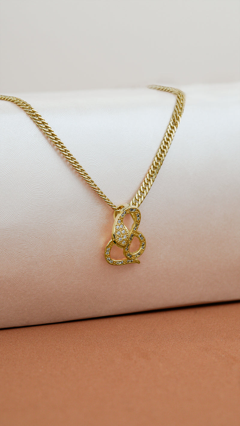 Cadena continua 3mm 45cm + dije snake