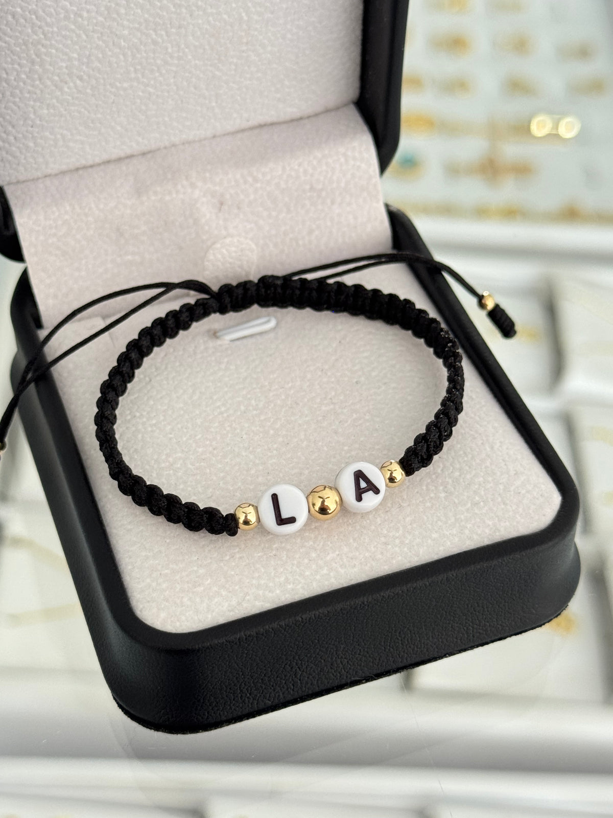 Pulsera inicial. N de balín: #4 liso, #5 liso