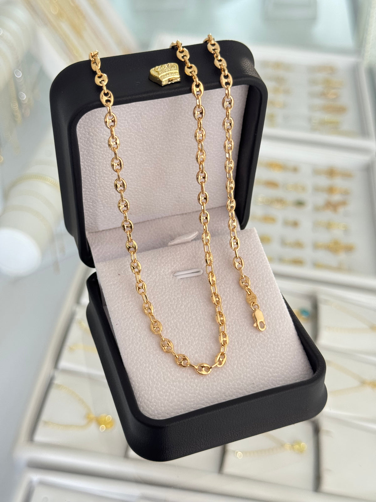 Conjunto gcc (cadena gcc 3mm 60cms + pulsera gcc 3mm 21cms)