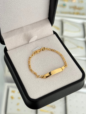 Pulsera 1x1 placa clásica 4mm*12cm