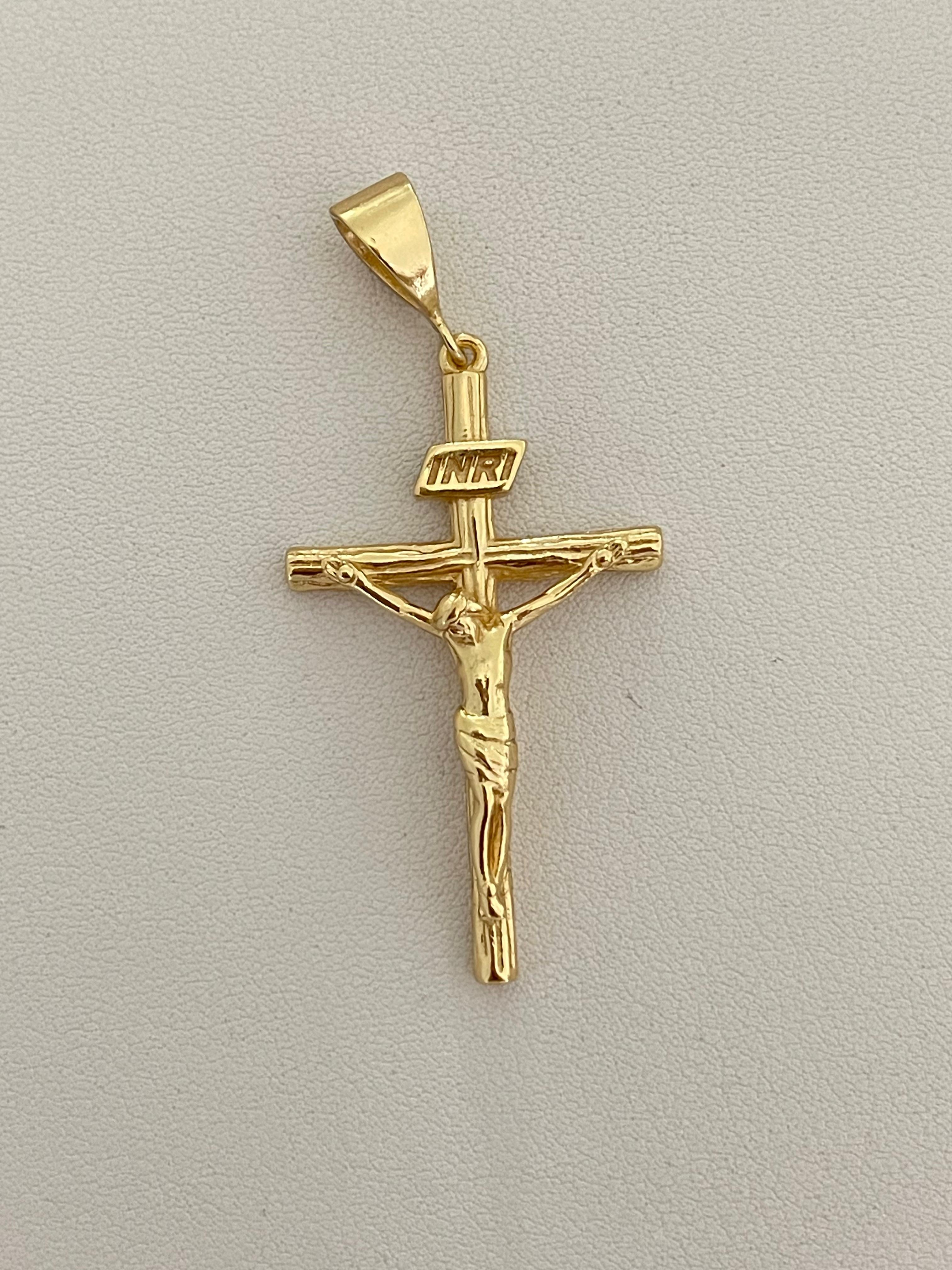 Dije cruz inri grande exclusive – palaciojoyeria