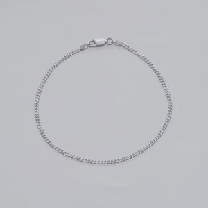 Pulsera cubana 1.9mm 19,5 cms