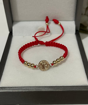 Pulsera de bebe san Benito peq (4mm)