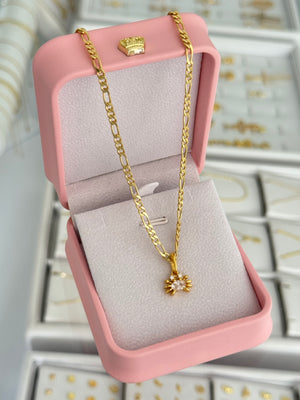 Cadena 3x1 pave 3mm 50cms + Dije krabs