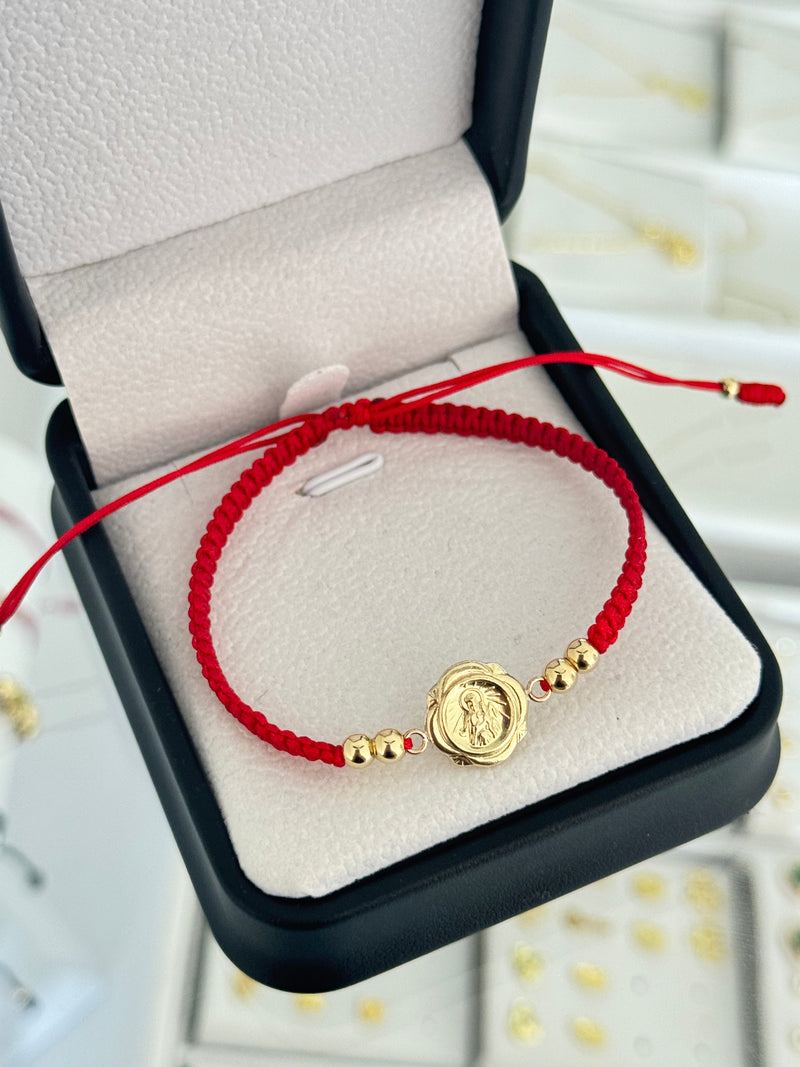 Pulsera virgen del Carmen con balines #4