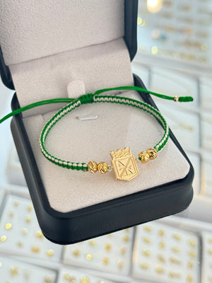 Pulsera nacional grande. N de balín: #5 diamantado