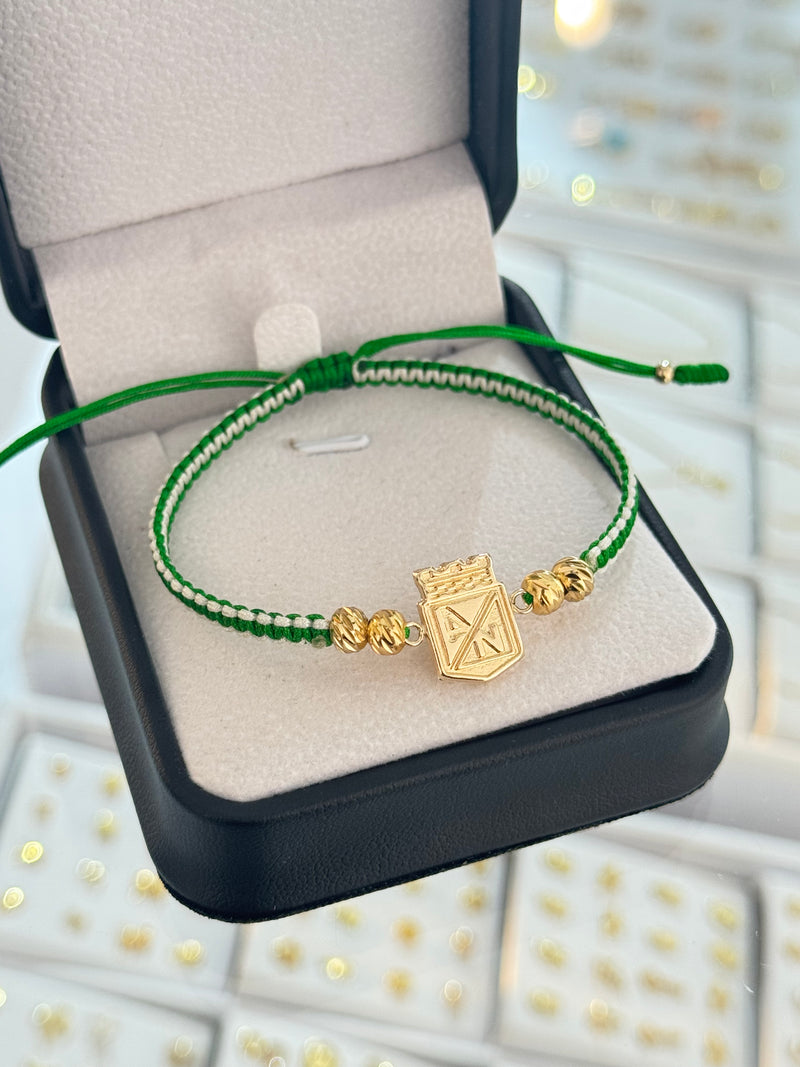 Pulsera nacional grande. N de balín: #5 diamantado
