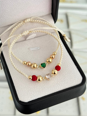 Pulseras corazón