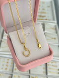Conjunto Ct Clou (cadena y pulsera China it 2mm 45/16cms + dije)