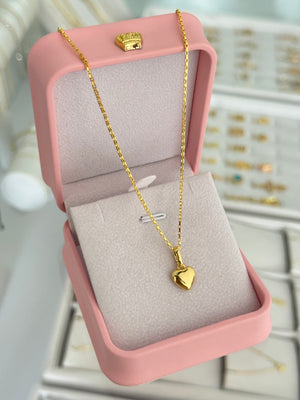 Cadena vintage 1.1mm 45cms + Dije blessed love
