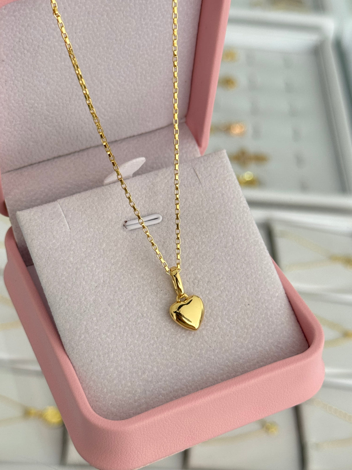Cadena vintage 1.1mm 45cms + Dije blessed love