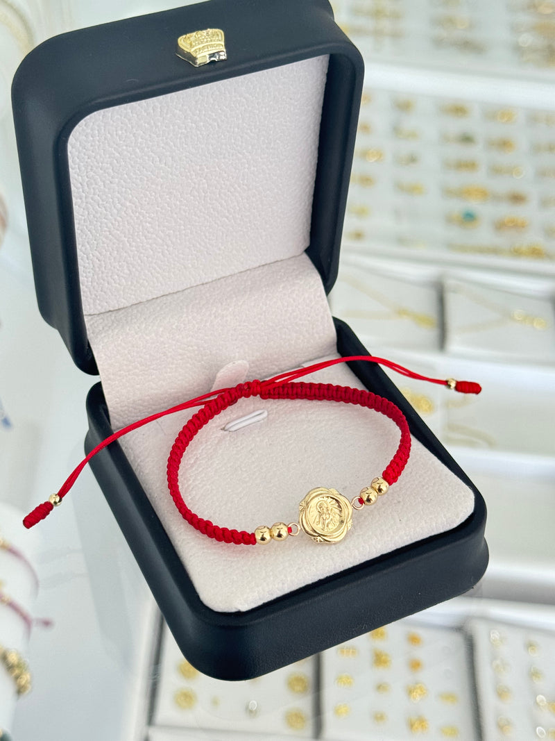 Pulsera virgen del Carmen con balines #4
