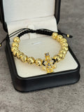 Pulsera tio rico diamantada. N de balín: #8 diamantada, punteros #4 diamantado