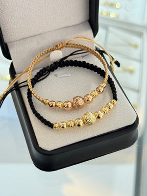 Pulseras pareja diamantado 8
