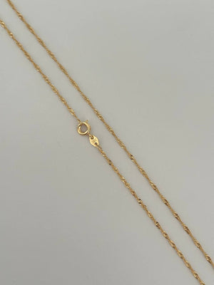 Cadena singapur 1mm 40cm exclusive